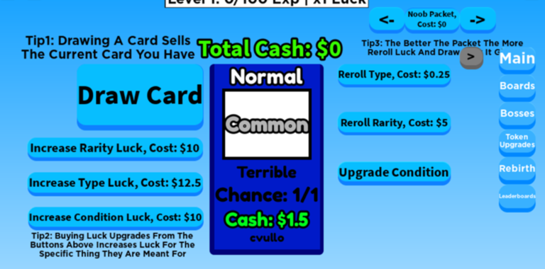 [REVERT] A Card Rng Game - Roblox Strategy Hub: Stats, Videos & Power Tips