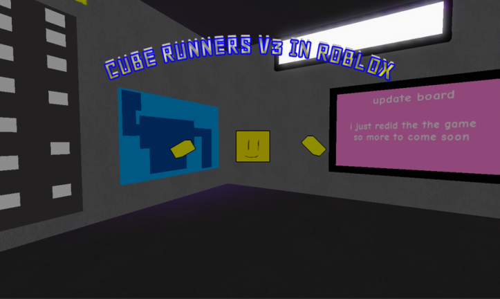 Cube Runners v3 almost done studio is being weird