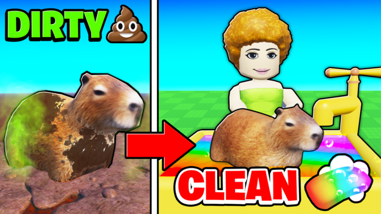 Capybara Cleaning Tycoon 🧽