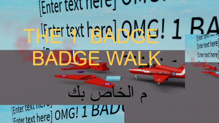 1 BADGE BADGE WALK - Roblox Strategy Hub: Stats, Videos & Power Tips
