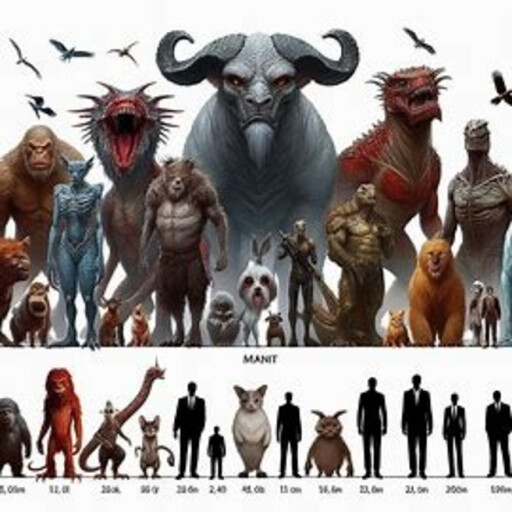 RobloxGo - Size Comparison Animals & Monsters