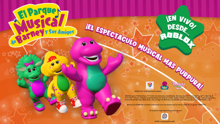 El Parque Musical de Barney Y Sus Amigos! ROBLOX - Roblox Strategy Hub: Stats, Videos & Power Tips